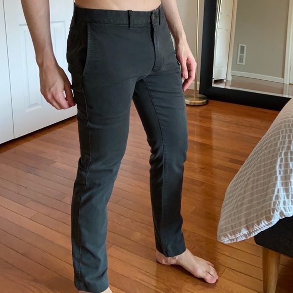 J. Crew Black Khaki Chino Pants (30W x 32L) - Picture 1 of 6